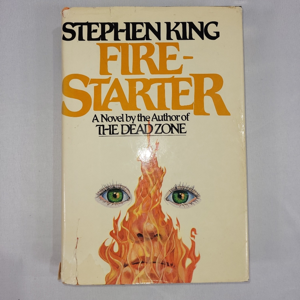 Stephen King Fire-Starter 1980 Richard Bachman Hardcover Book 1st 2nd Viking